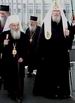 Святейший Патриарх Московский и всея Руси Алексий II встретил Святейшего Патриарха Сербского Павла и Президента Сербии